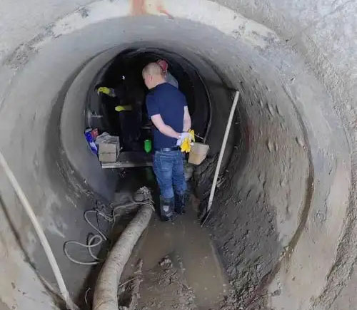 竟陵街道地铁堵漏